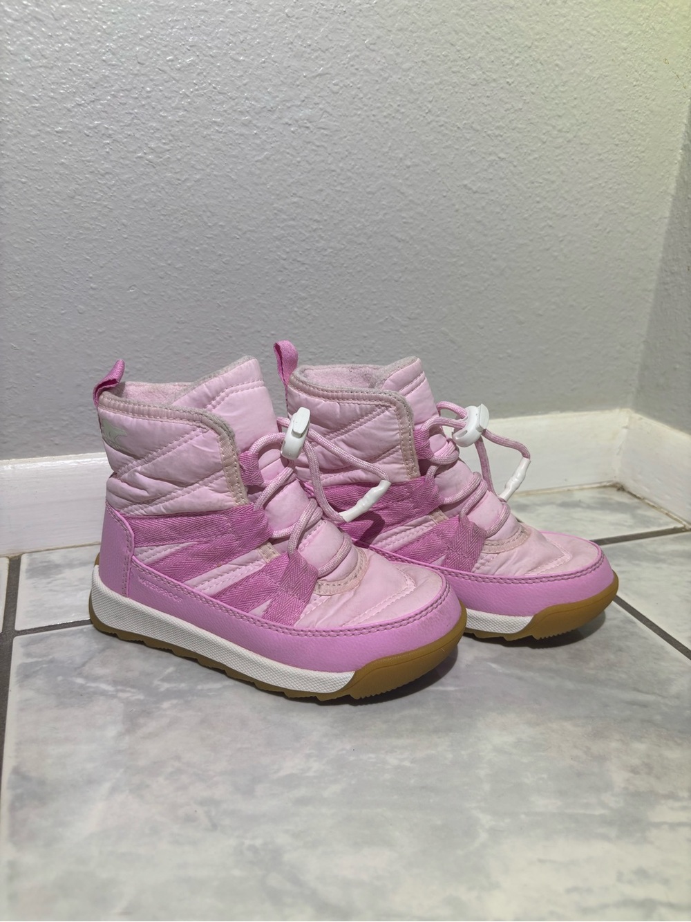 Sorel Whitney Kids Pink Snow Boots